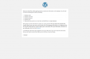 WordPress Install Page 2