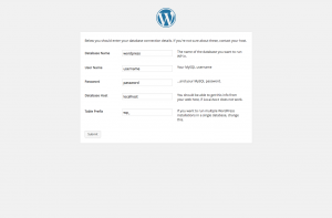 WordPress Install Page 3