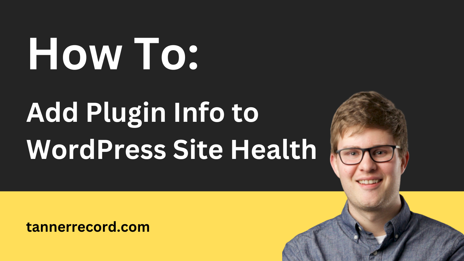 How to Add Plugin Info to WordPress Site Health
